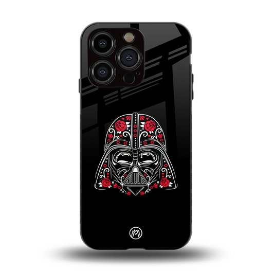 darth vader back phone cover | glass case for iphone 15 pro