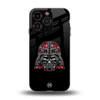 darth vader back phone cover | glass case for iphone 14 pro