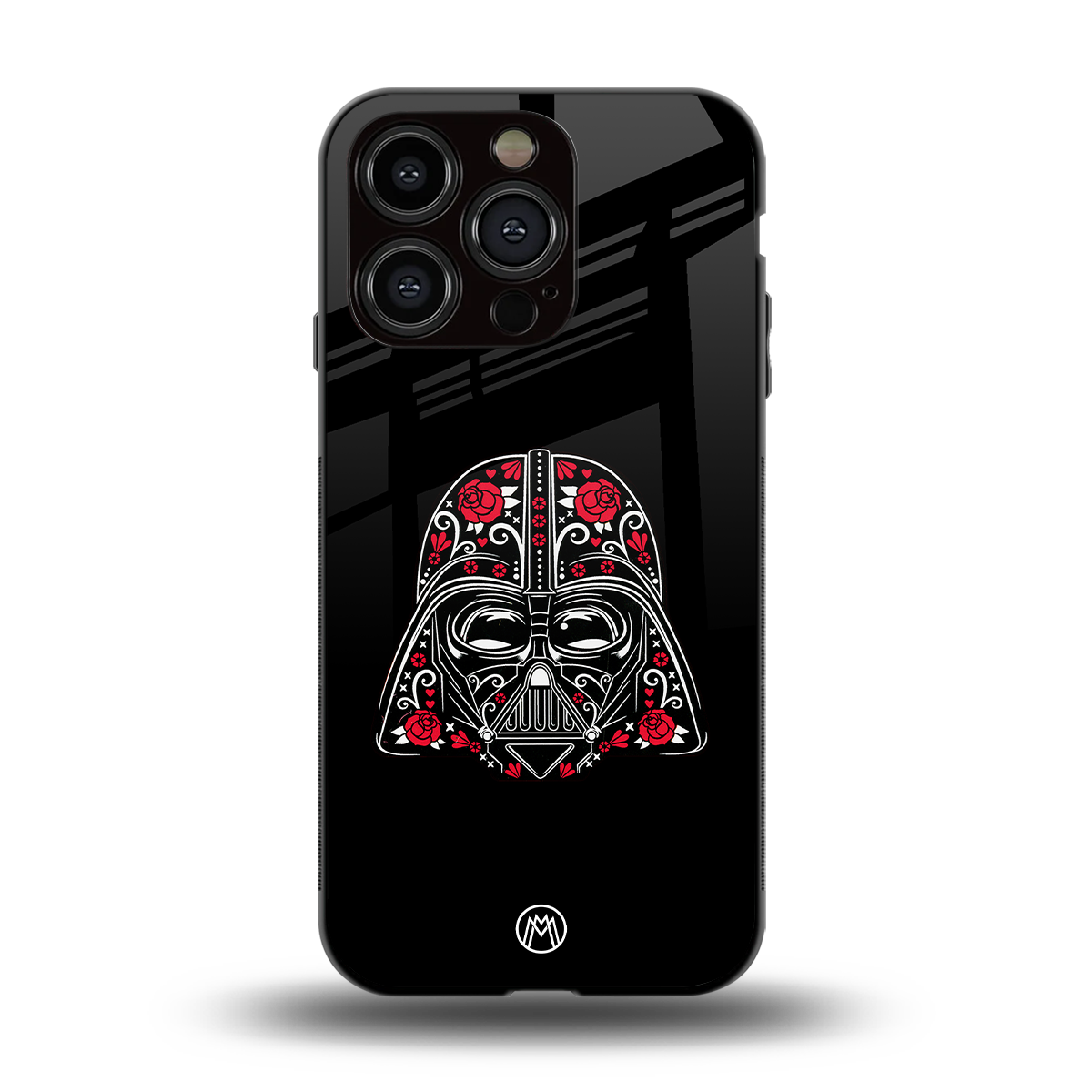 darth vader back phone cover | glass case for iphone 14 pro