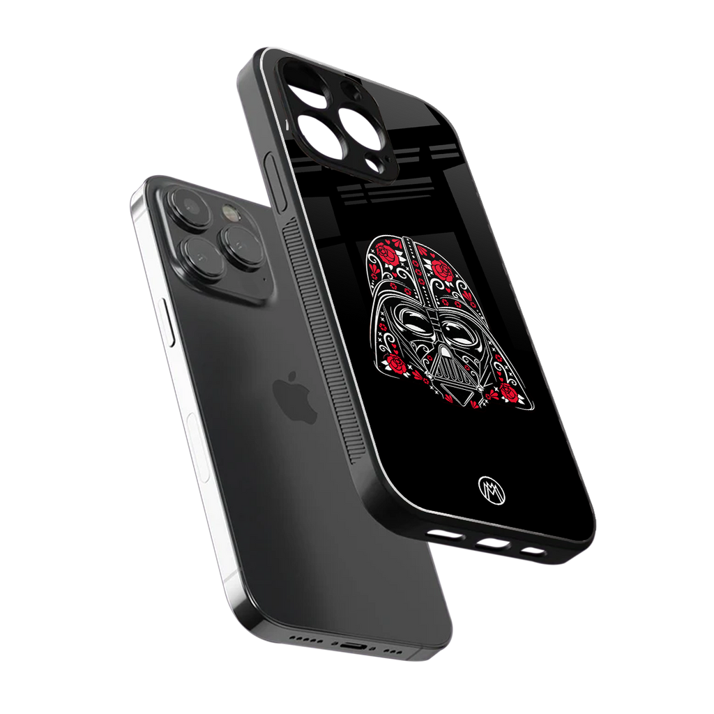 darth vader back phone cover | glass case for iphone 14 pro