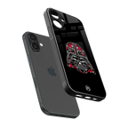 darth vader back phone cover | glass case for iphone 16 plus