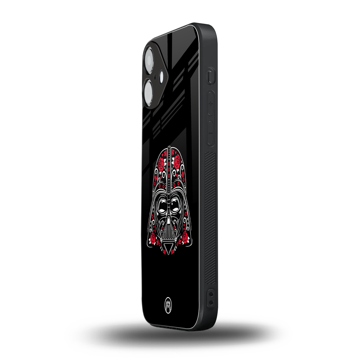 darth vader back phone cover | glass case for iphone 16 plus