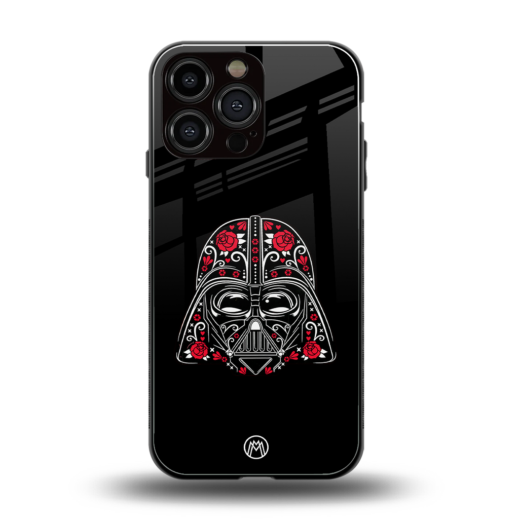 darth vader back phone cover | glass case for iphone 16 pro max