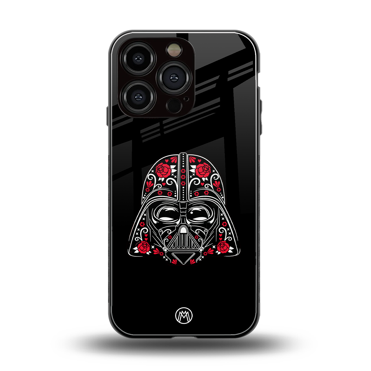 darth vader back phone cover | glass case for iphone 16 pro