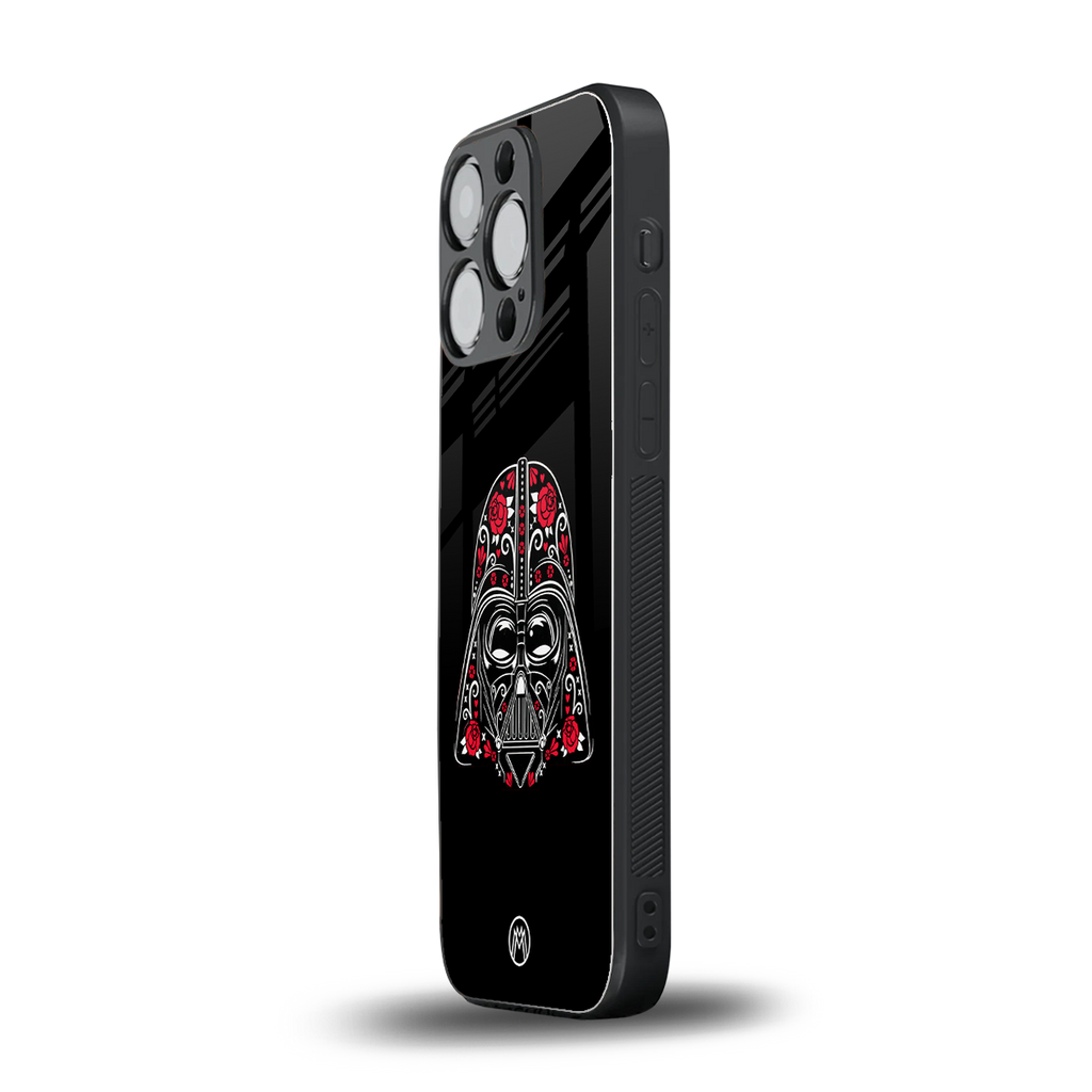 darth vader back phone cover | glass case for iphone 16 pro