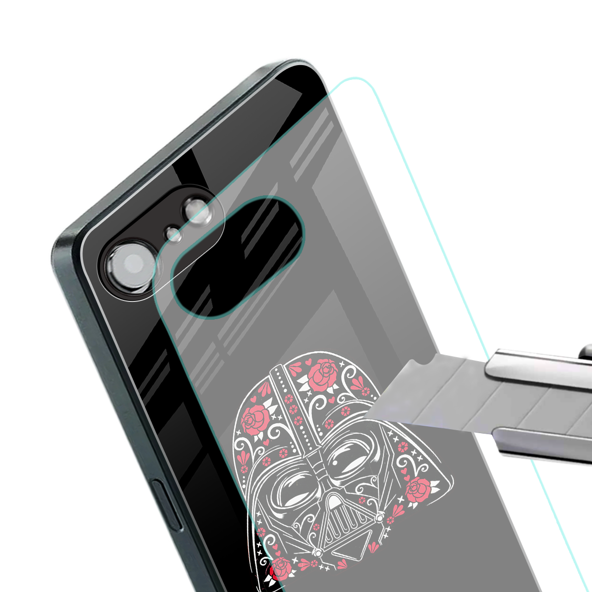 darth vader back phone cover | glass case for iphone 16e