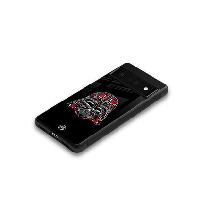 darth vader back phone cover | glass case for google pixel 6 pro