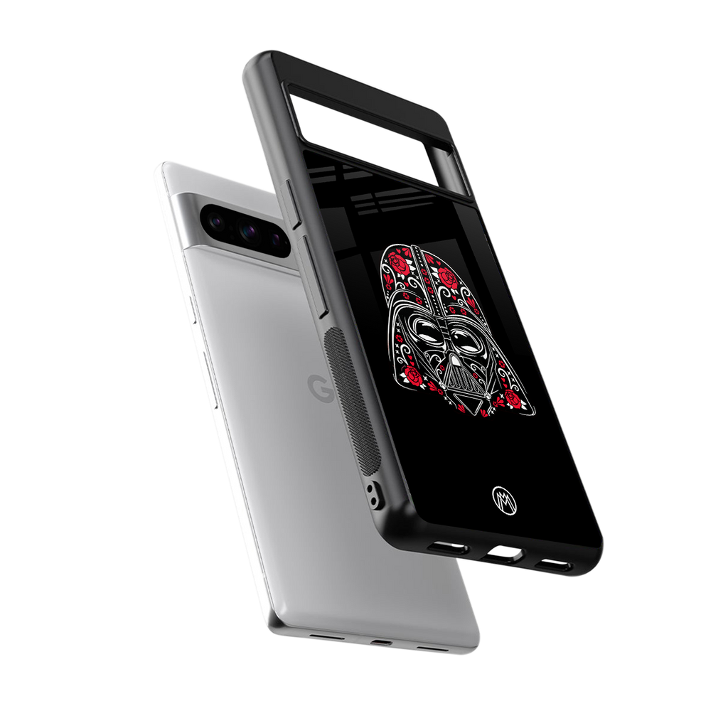 darth vader back phone cover | glass case for google pixel 8 pro