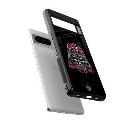 darth vader back phone cover | glass case for google pixel 8 pro