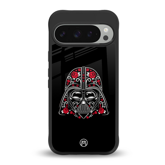darth vader back phone cover | glass case for google pixel 9 pro xl