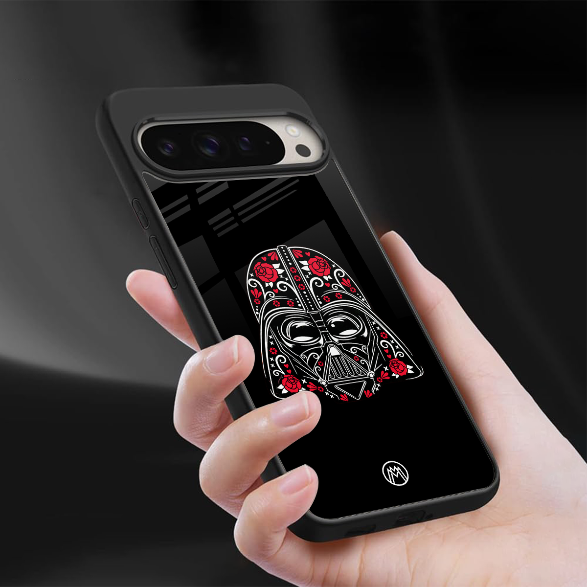 darth vader back phone cover | glass case for google pixel 9 pro xl