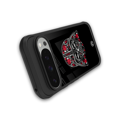 darth vader back phone cover | glass case for google pixel 9 pro xl
