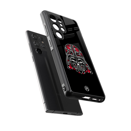 darth vader back phone cover | glass case for samsung galaxy s25 ultra