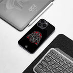 darth vader back phone cover | glass case for iphone 15 pro