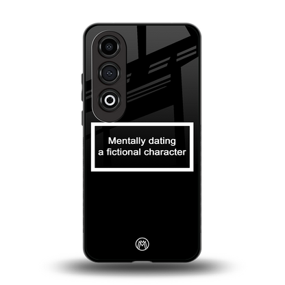 dating a fictional character black back phone cover | glass case for oneplus nord ce 4