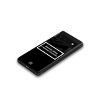 dating a fictional character black back phone cover | glass case for Google Pixel 6A