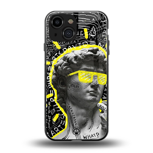 david of michelangelo back phone cover | glass case for iphone 13 mini