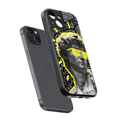 david of michelangelo back phone cover | glass case for iphone 13 mini