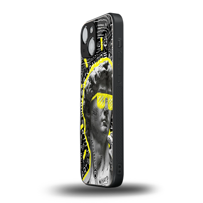 david of michelangelo back phone cover | glass case for iphone 13 mini