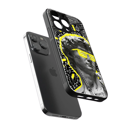 david of michelangelo back phone cover | glass case for iphone 14 pro max