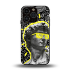 david of michelangelo back phone cover | glass case for iphone 15 pro