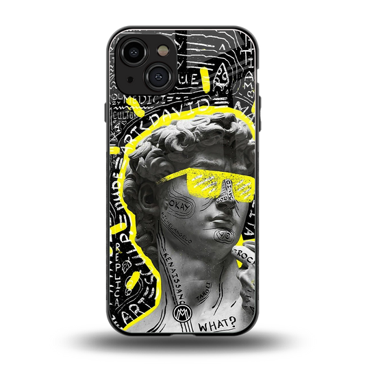 david of michelangelo back phone cover | glass case for iphone 15