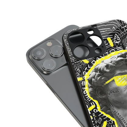 david of michelangelo back phone cover | glass case for iphone 14 pro max