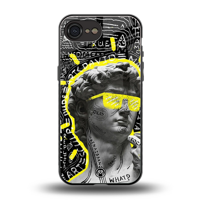 david of michelangelo back phone cover | glass case for iphone 16e