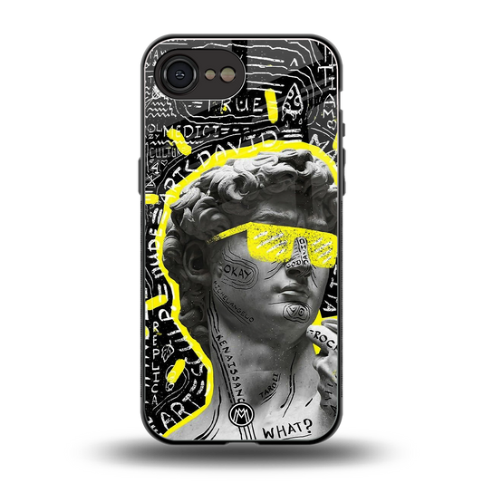 david of michelangelo back phone cover | glass case for iphone 16e