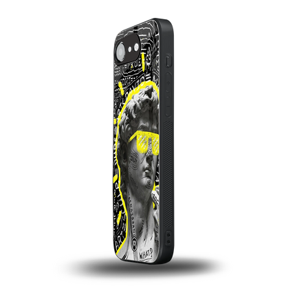 david of michelangelo back phone cover | glass case for iphone 16e