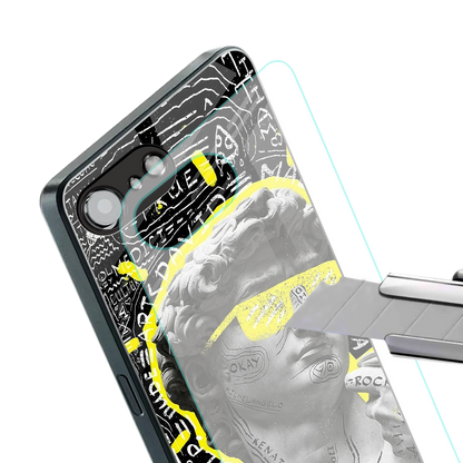 david of michelangelo back phone cover | glass case for iphone 16e