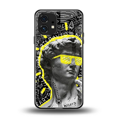 david of michelangelo back phone cover | glass case for nothing phone 1