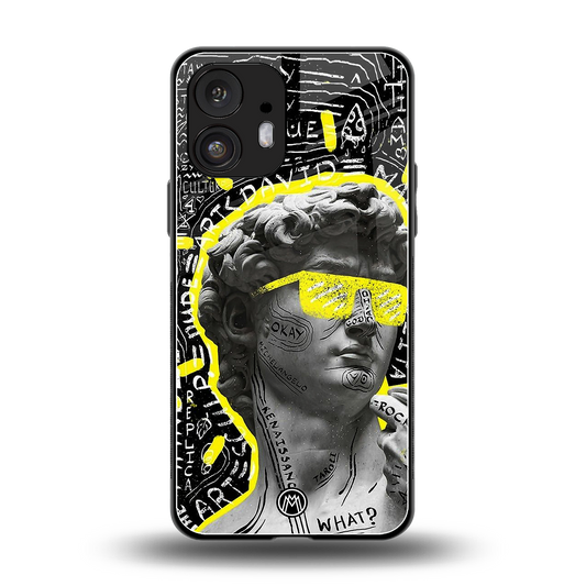 david of michelangelo back phone cover | glass case for nothing phone 2