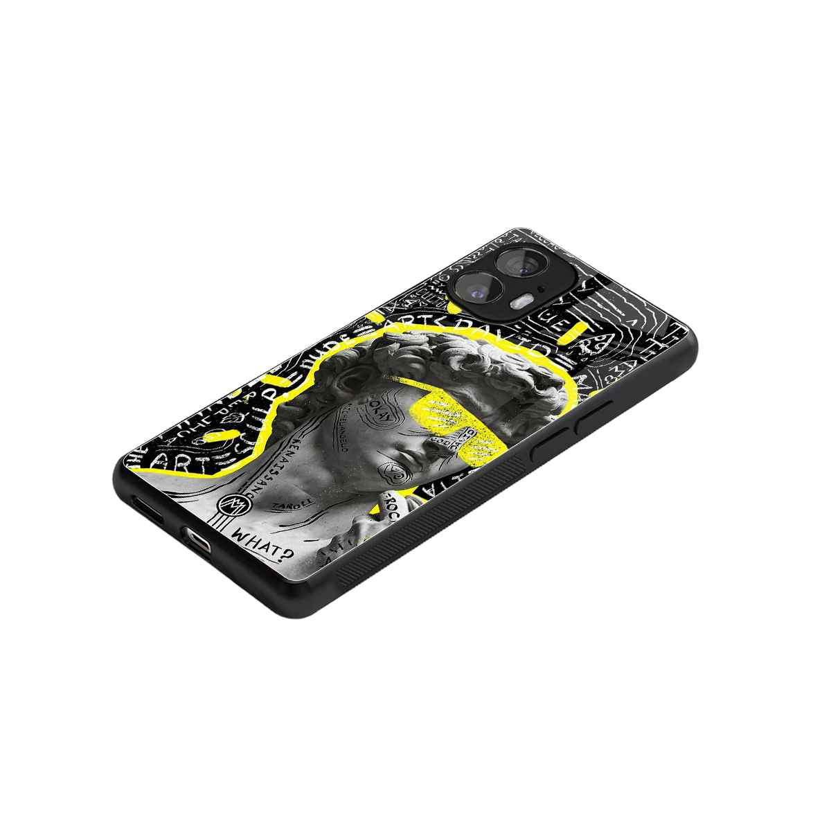 david of michelangelo back phone cover | glass case for nothing phone 2