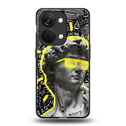 david of michelangelo back phone cover | glass case for oneplus nord 3
