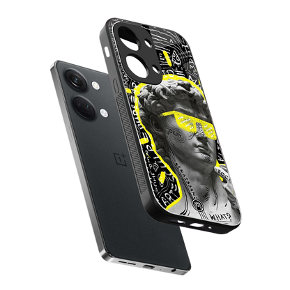 david of michelangelo back phone cover | glass case for oneplus nord 3