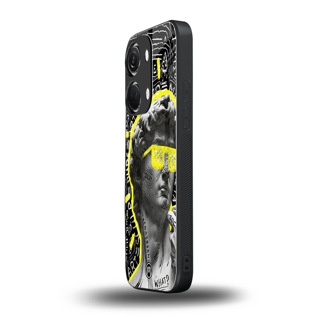 david of michelangelo back phone cover | glass case for oneplus nord 3