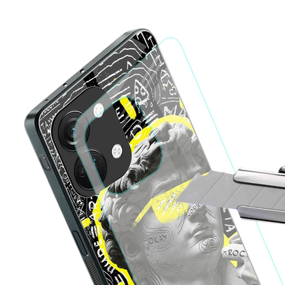 david of michelangelo back phone cover | glass case for oneplus nord 3