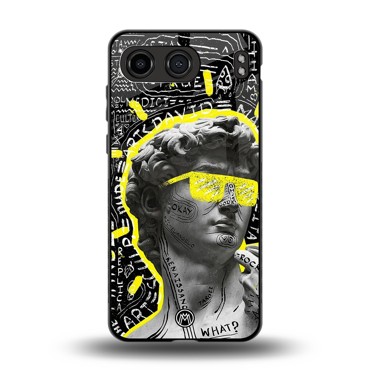 david of michelangelo back phone cover | glass case for oneplus nord 4