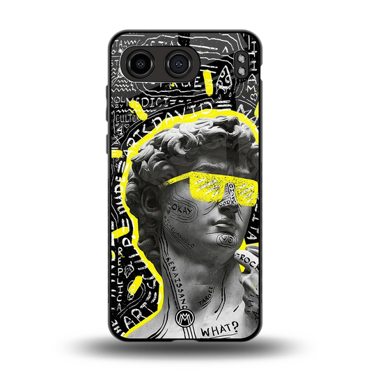 david of michelangelo back phone cover | glass case for oneplus nord 4