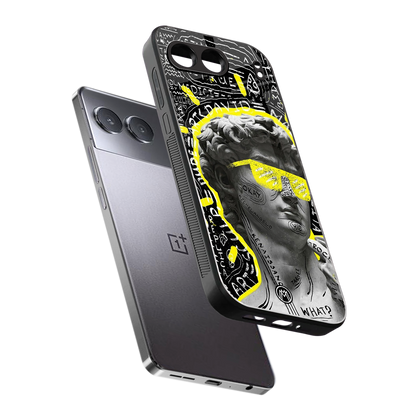 david of michelangelo back phone cover | glass case for oneplus nord 4