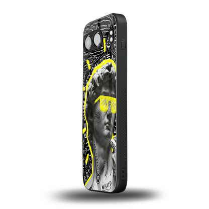 david of michelangelo back phone cover | glass case for oneplus nord 4