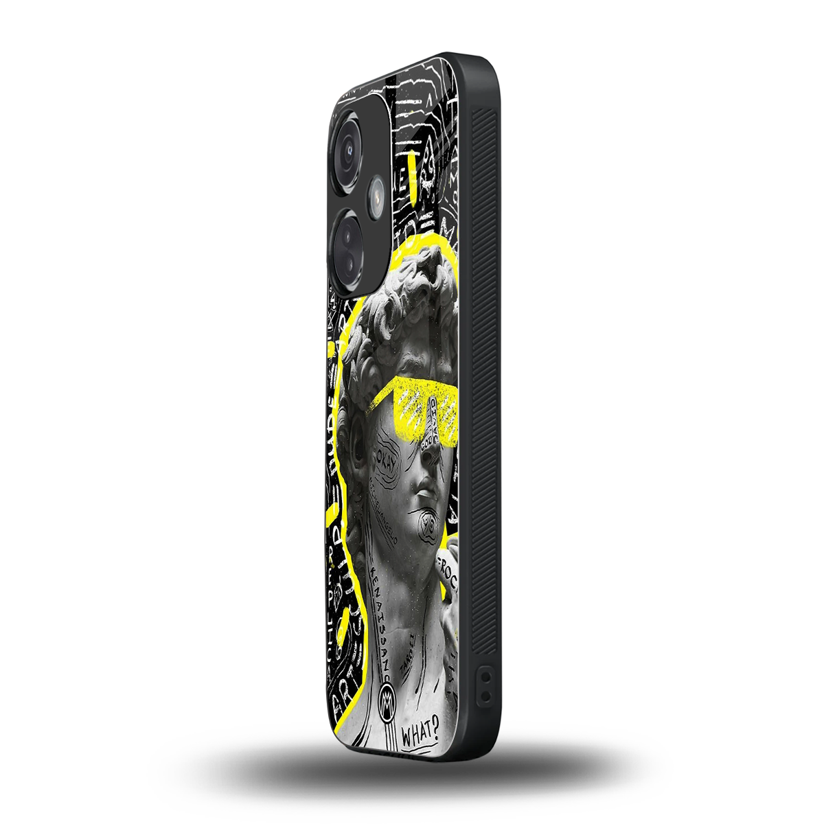 david of michelangelo back phone cover | glass case for oneplus nord ce 3