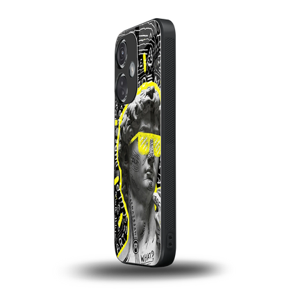 david of michelangelo back phone cover | glass case for oneplus nord ce 3