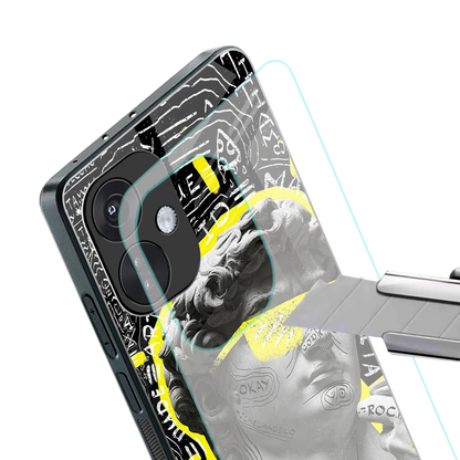 david of michelangelo back phone cover | glass case for oneplus nord ce 3