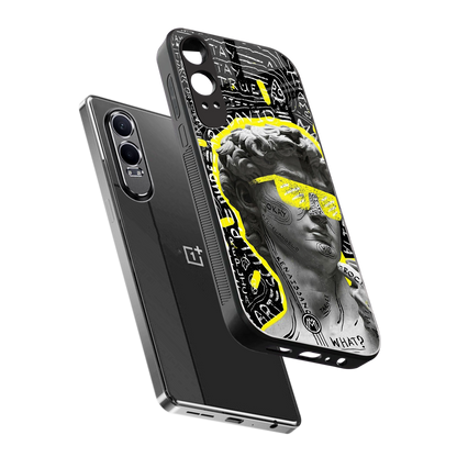 david of michelangelo back phone cover | glass case for oneplus nord ce 4 lite