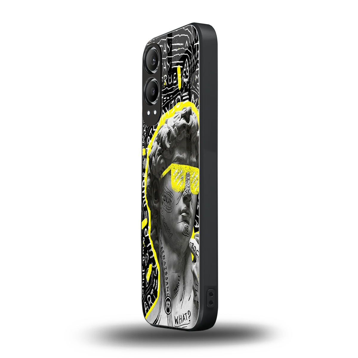 david of michelangelo back phone cover | glass case for oneplus nord ce 4 lite