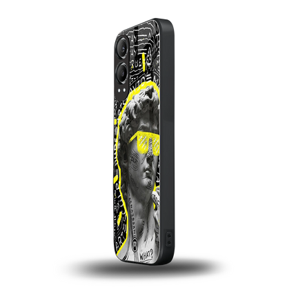 david of michelangelo back phone cover | glass case for oneplus nord ce 4 lite
