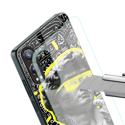 david of michelangelo back phone cover | glass case for oneplus nord ce 4 lite