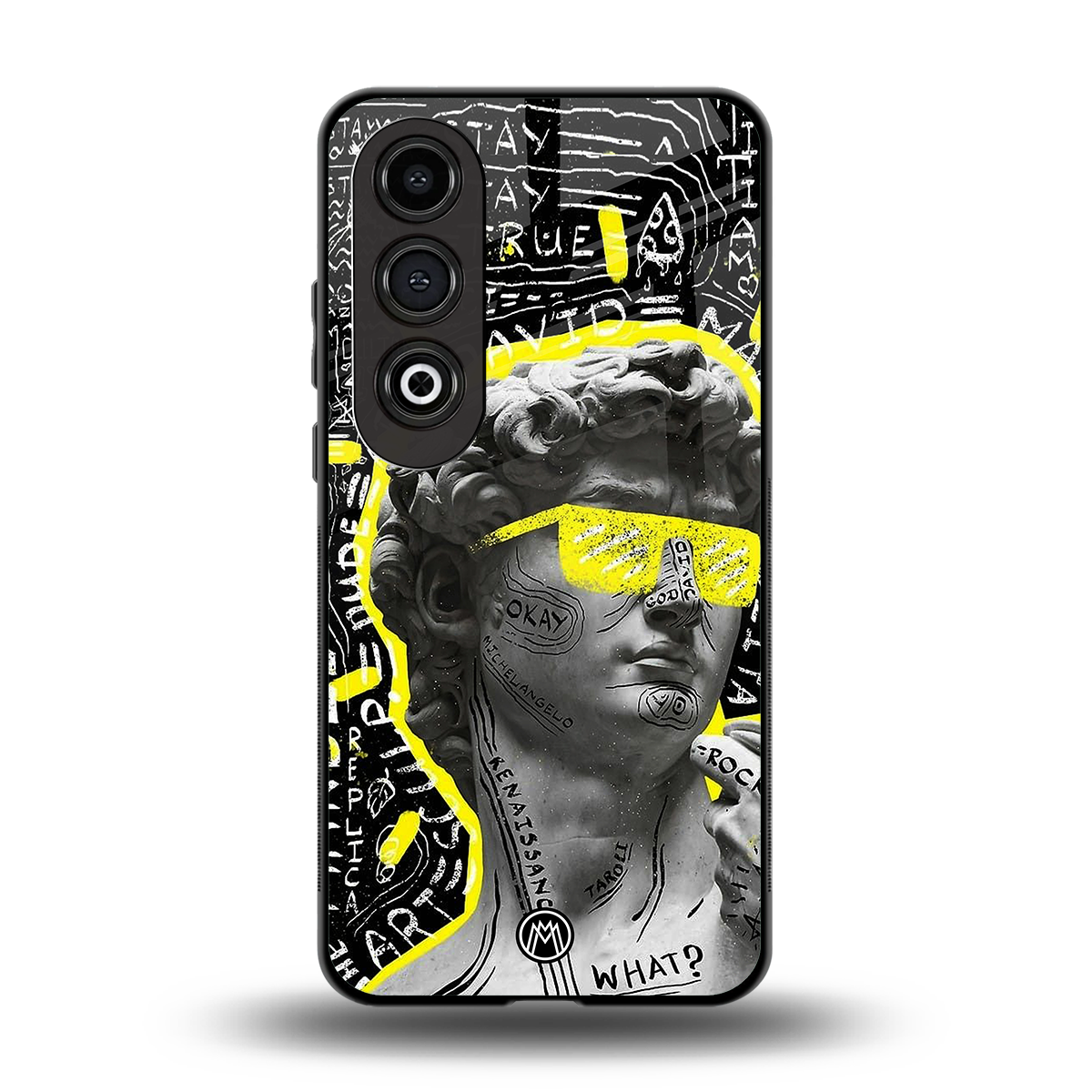 david of michelangelo back phone cover | glass case for oneplus nord ce 4